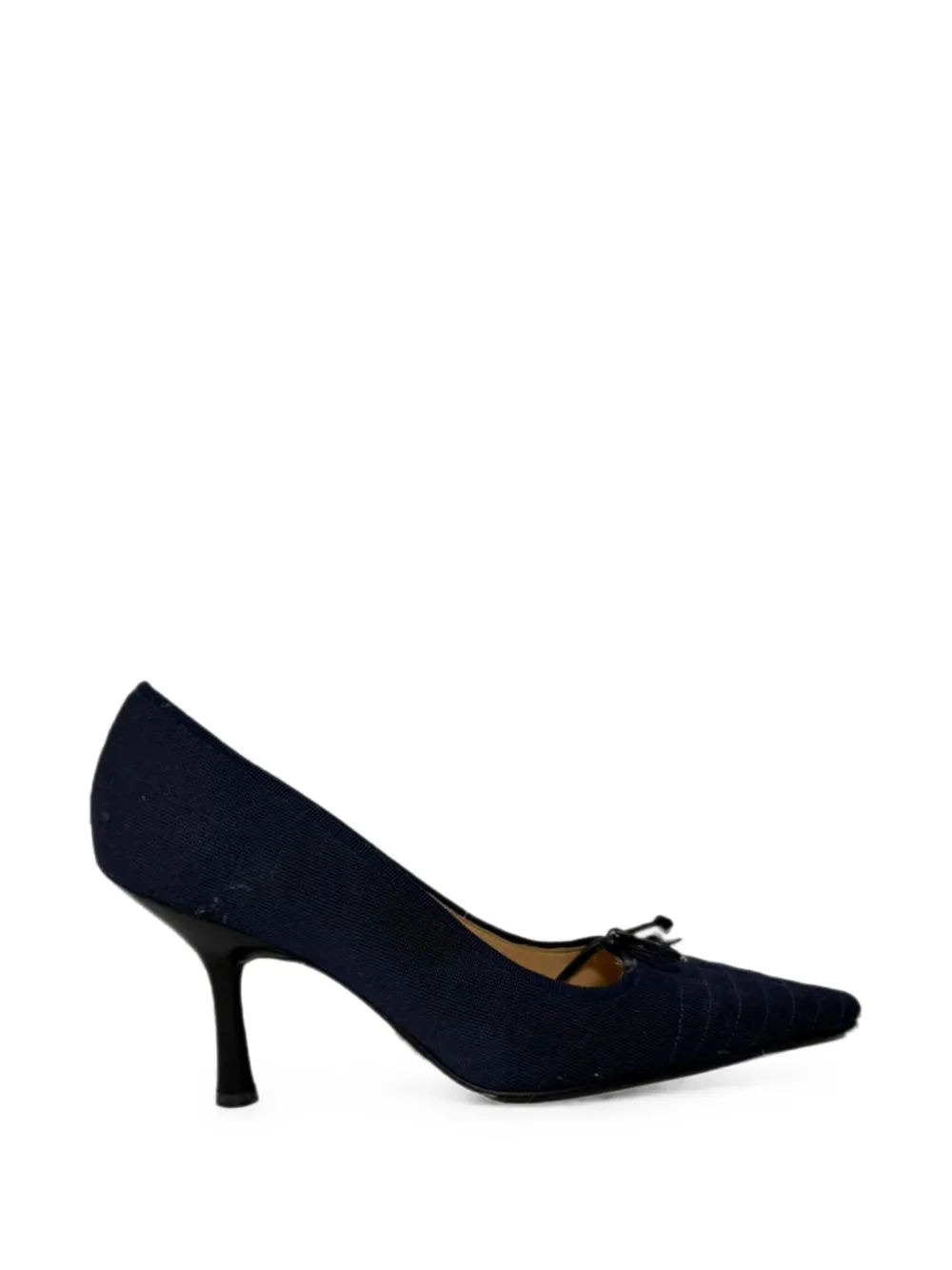 CHANEL Pre-Owned 2010-2020s bow CC pumps - Blue