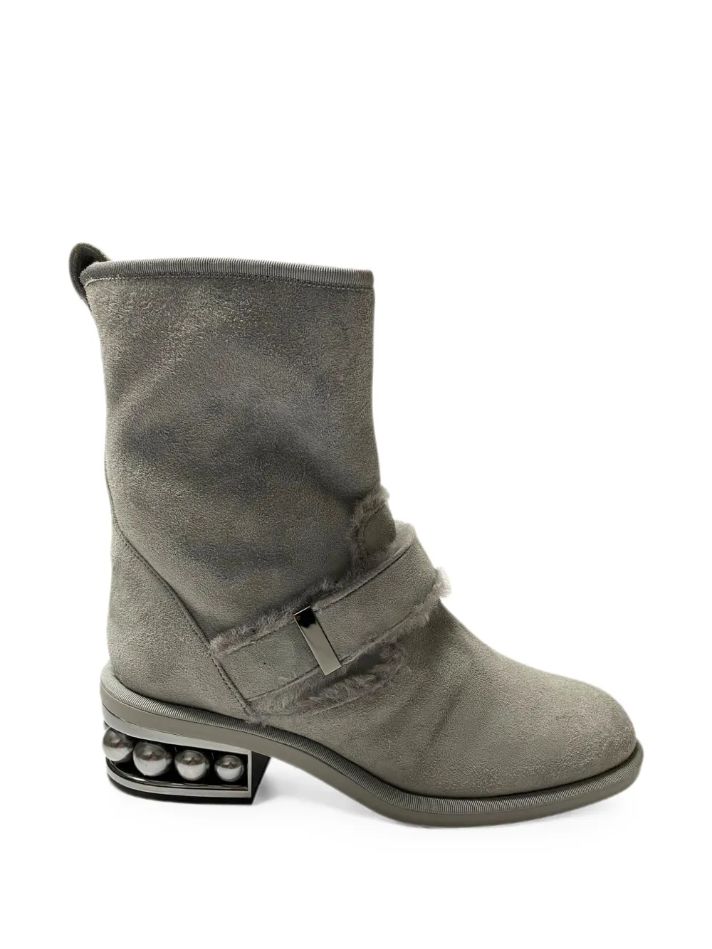 Nicholas Kirkwood Casiti pearl ankle boots - Grau