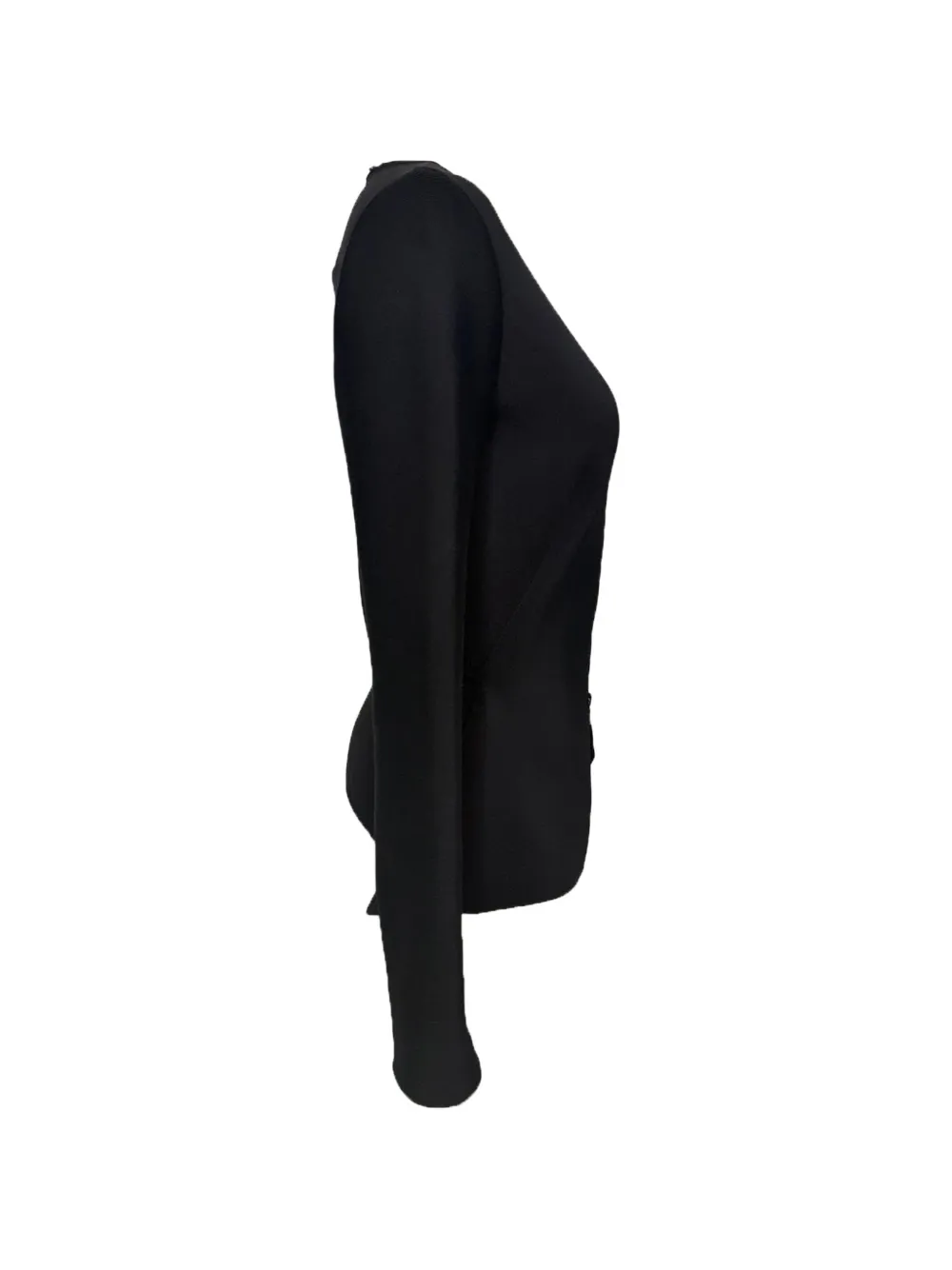 Roland Mouret diagonal-zip peplum jacket - Schwarz