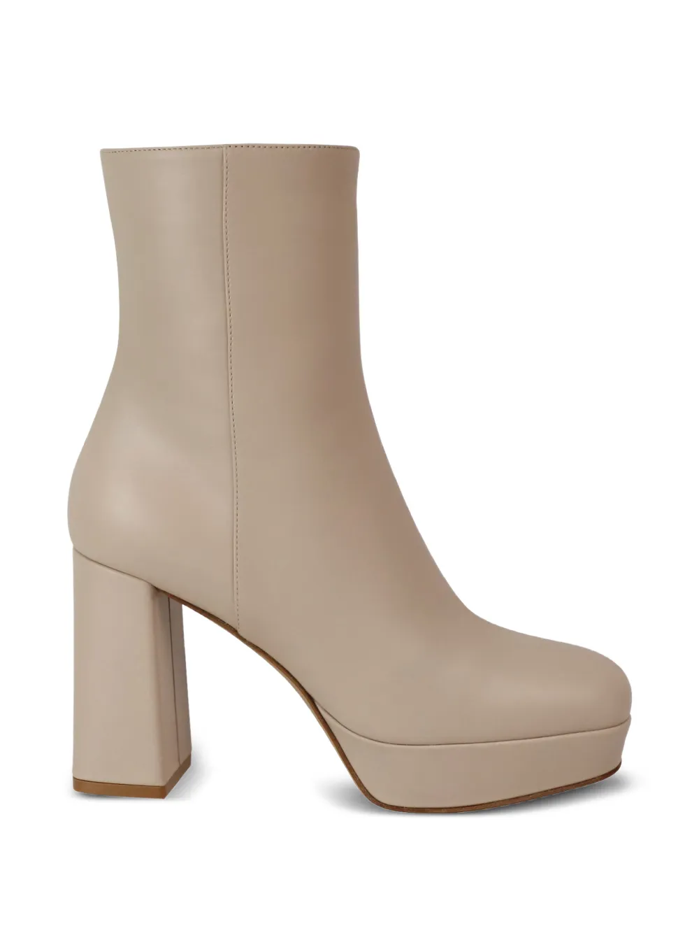 Gianvito Rossi Daisen platform ankle boots - Toni neutri