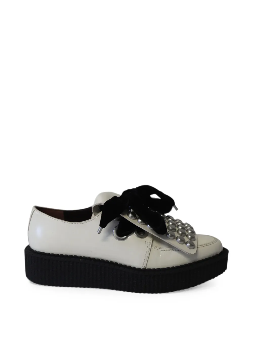 Marc Jacobs Vintage studded creeper shoes - Weiß