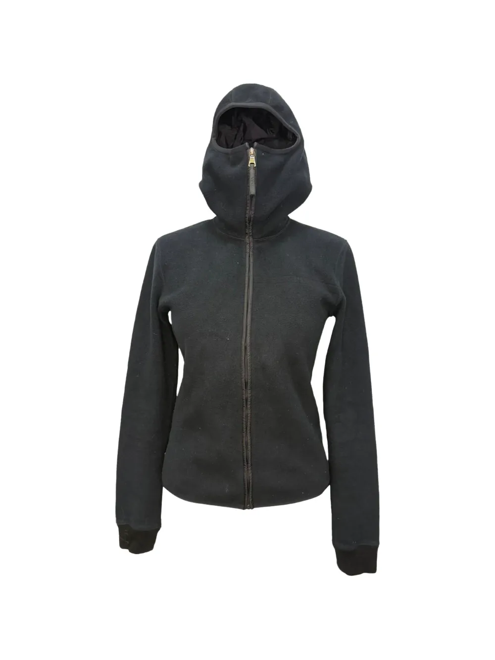 Prada Pre-Owned zip-up hooded jacket - Schwarz