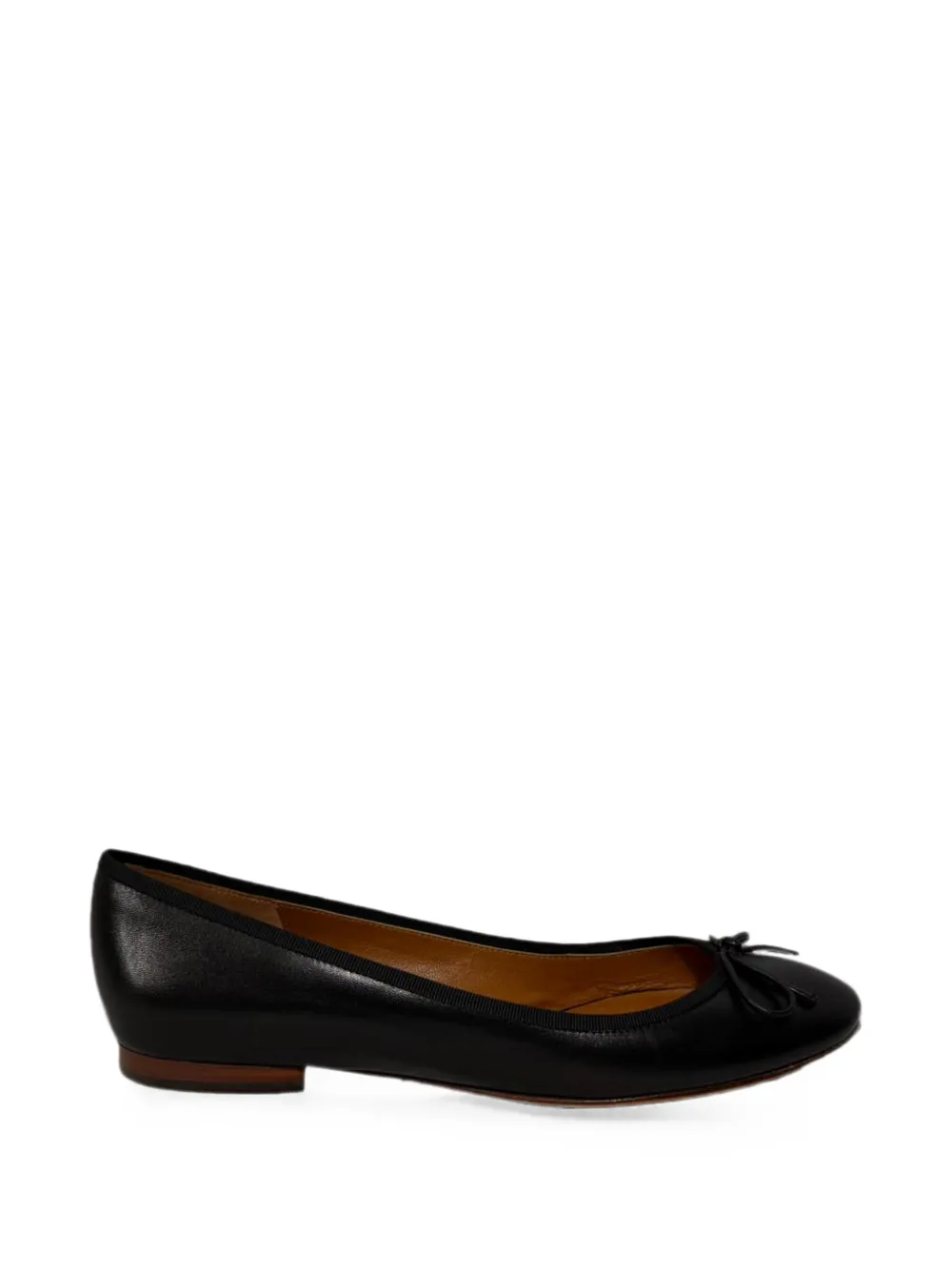 Celine Pre-Owned 2010-2020s bow detail ballet flats - Black
