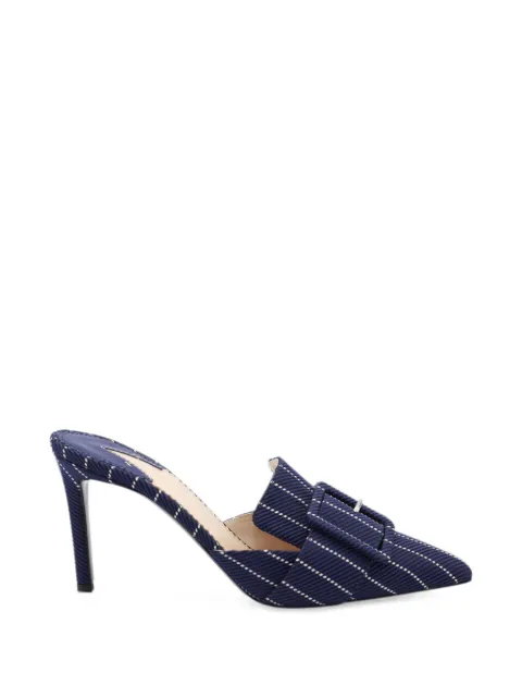 Altuzarra zapatos de tacón a rayas diplomáticas con hebilla