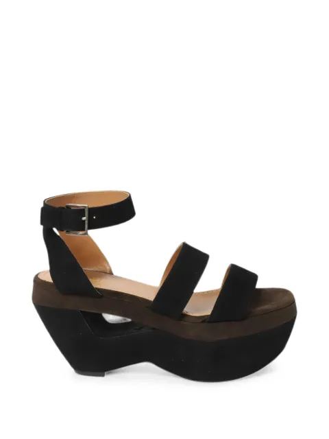 Alaïa Pre-Owned sandalias de cuña con plataforma