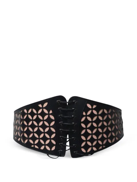 Alaïa Pre-Owned cinturón estilo bustier con cortes a láser