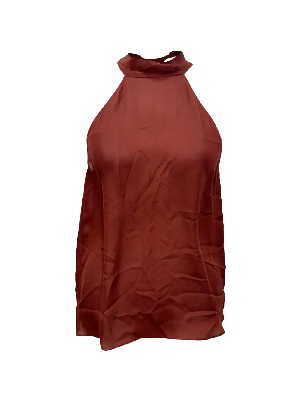 Nili Lotan Alla halterneck top - Brown