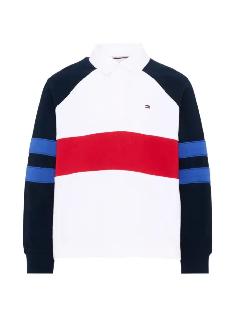Tommy Hilfiger Junior playera tipo polo con diseño color block