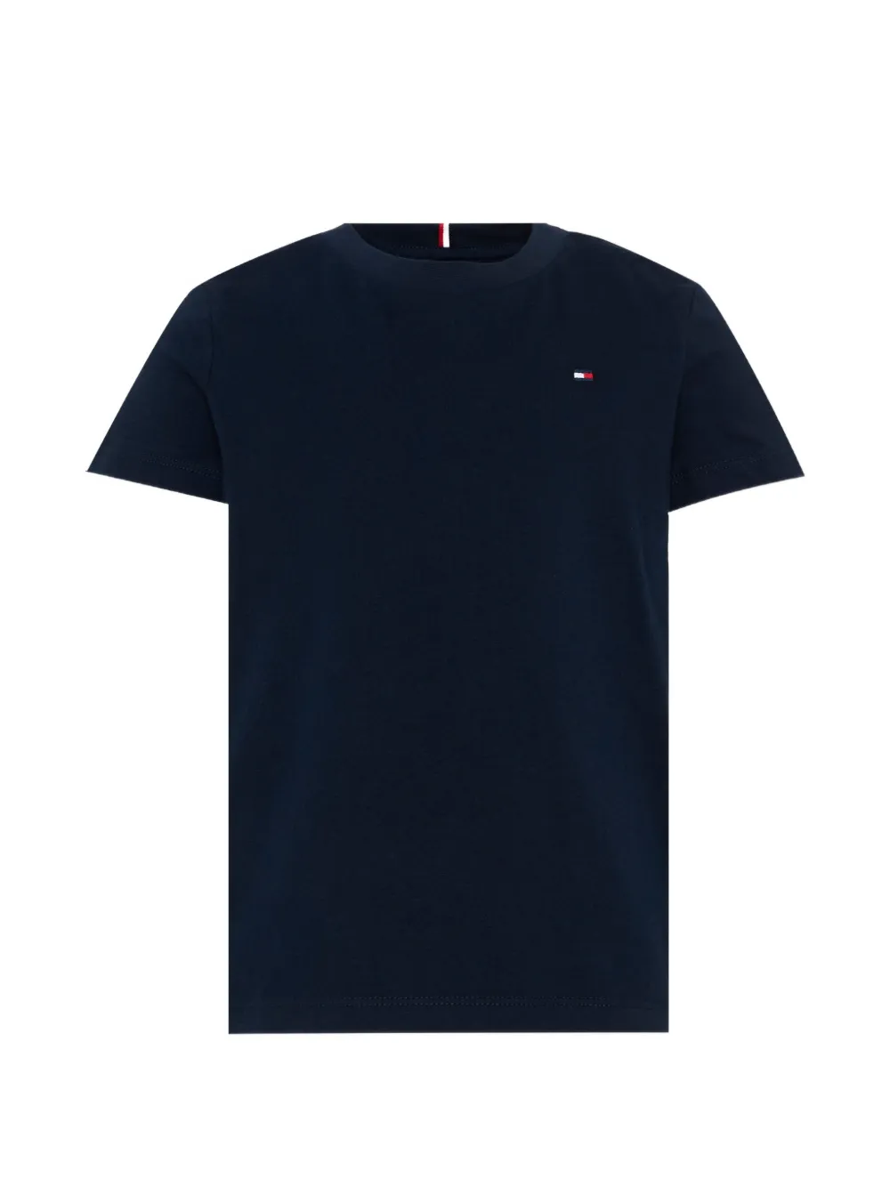 Tommy Hilfiger Junior logo-embroidered T-shirt - Blau