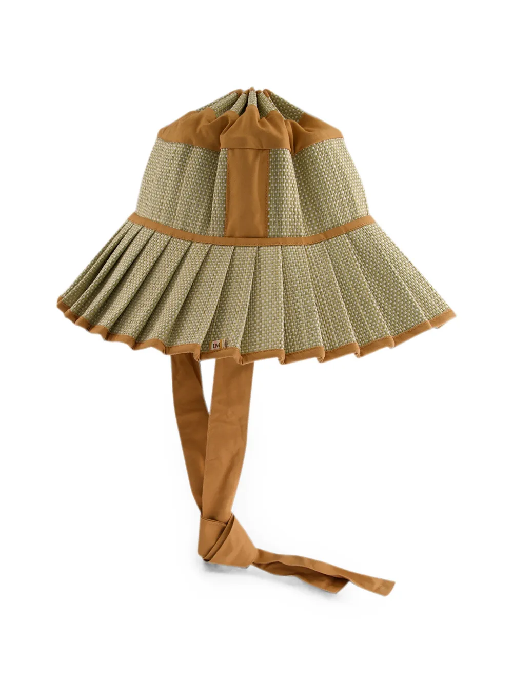 Lorna Murray Ravello Sandrift Pleated Hat In Brown