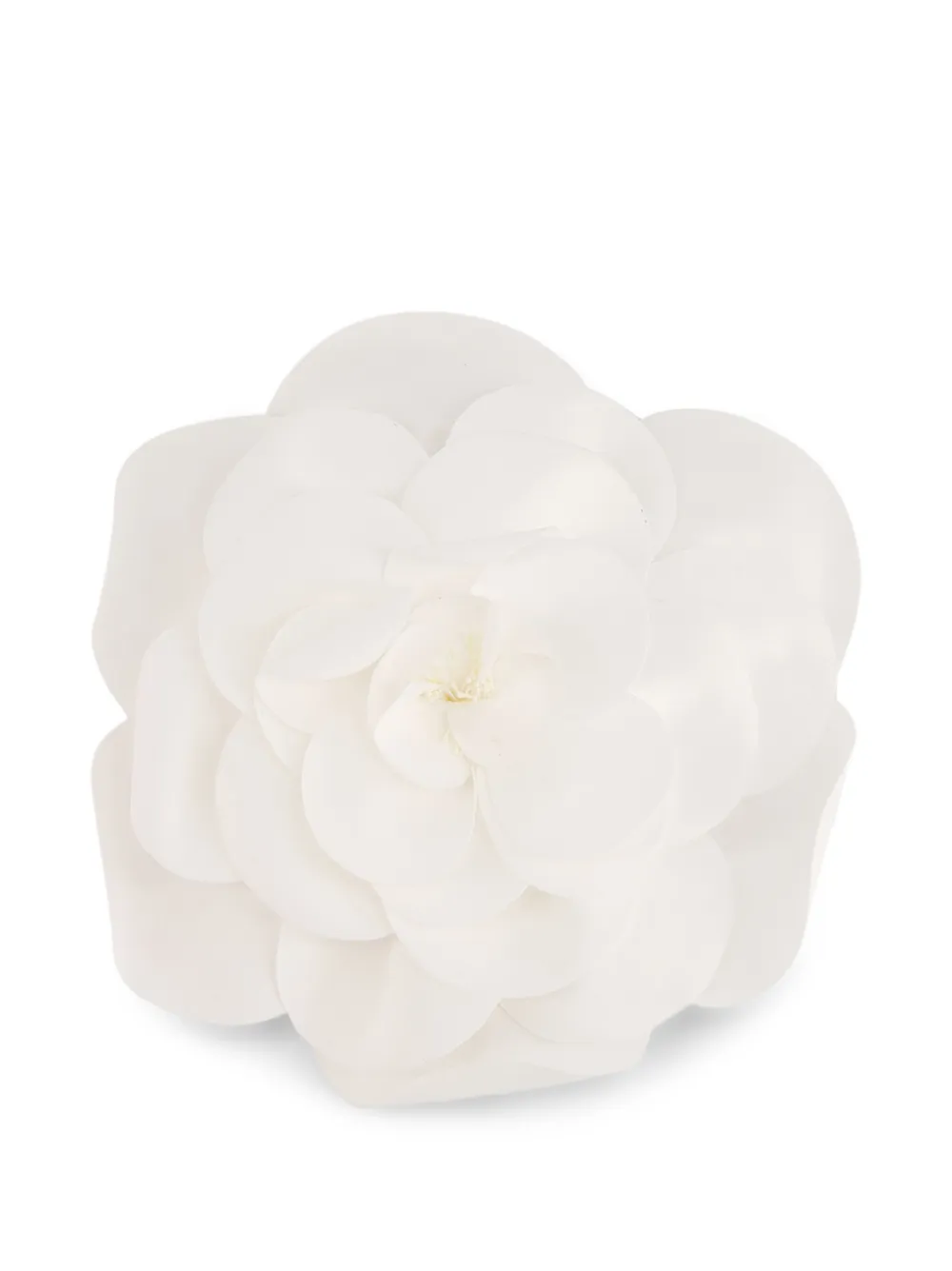 Paula Handmade Flower Brooch In White