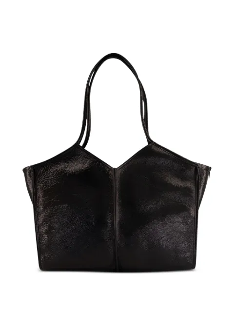 Hereu medium Calella distressed leather tote bag