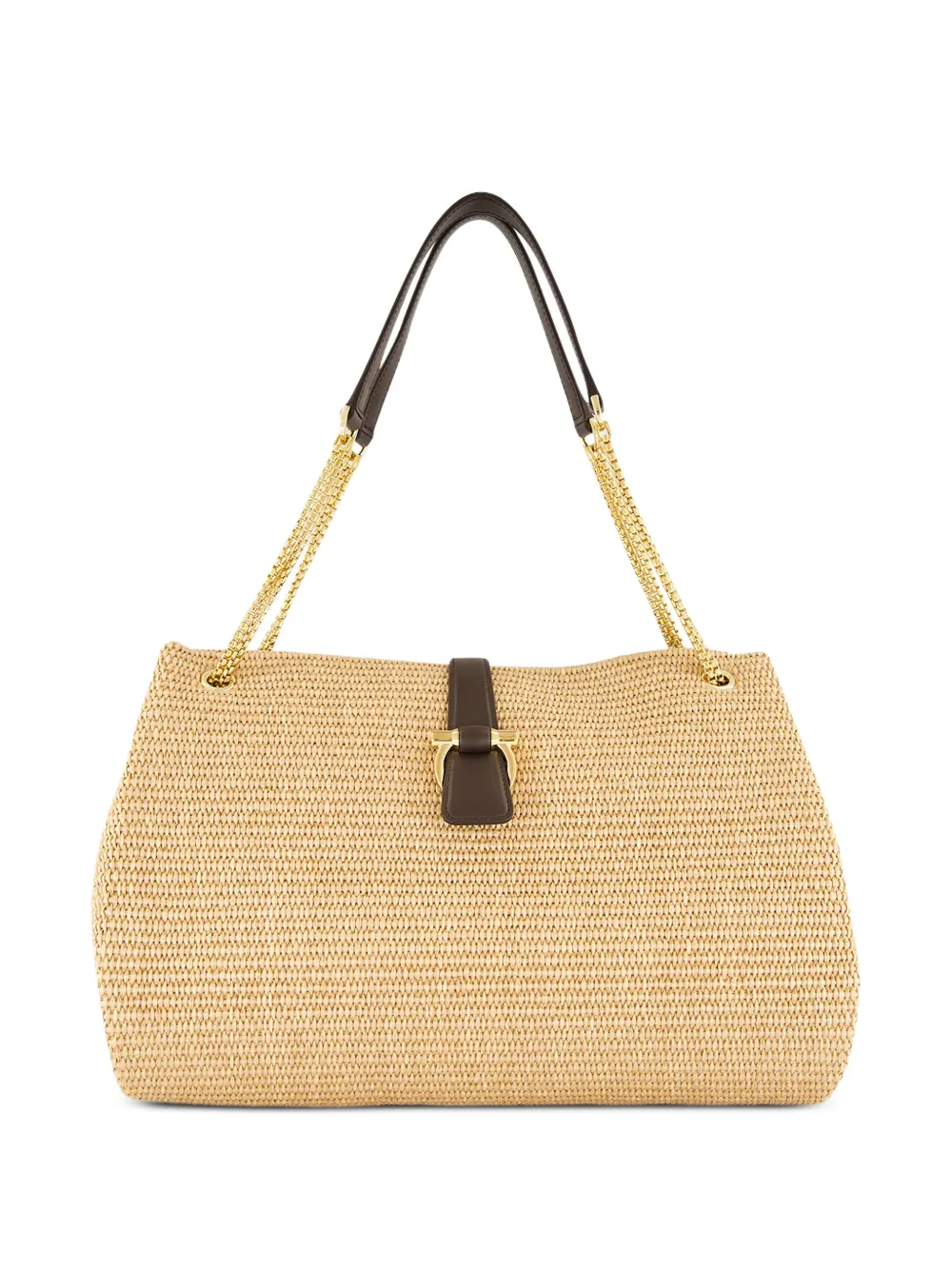 Ferragamo Mia tote bag (L) - Nude