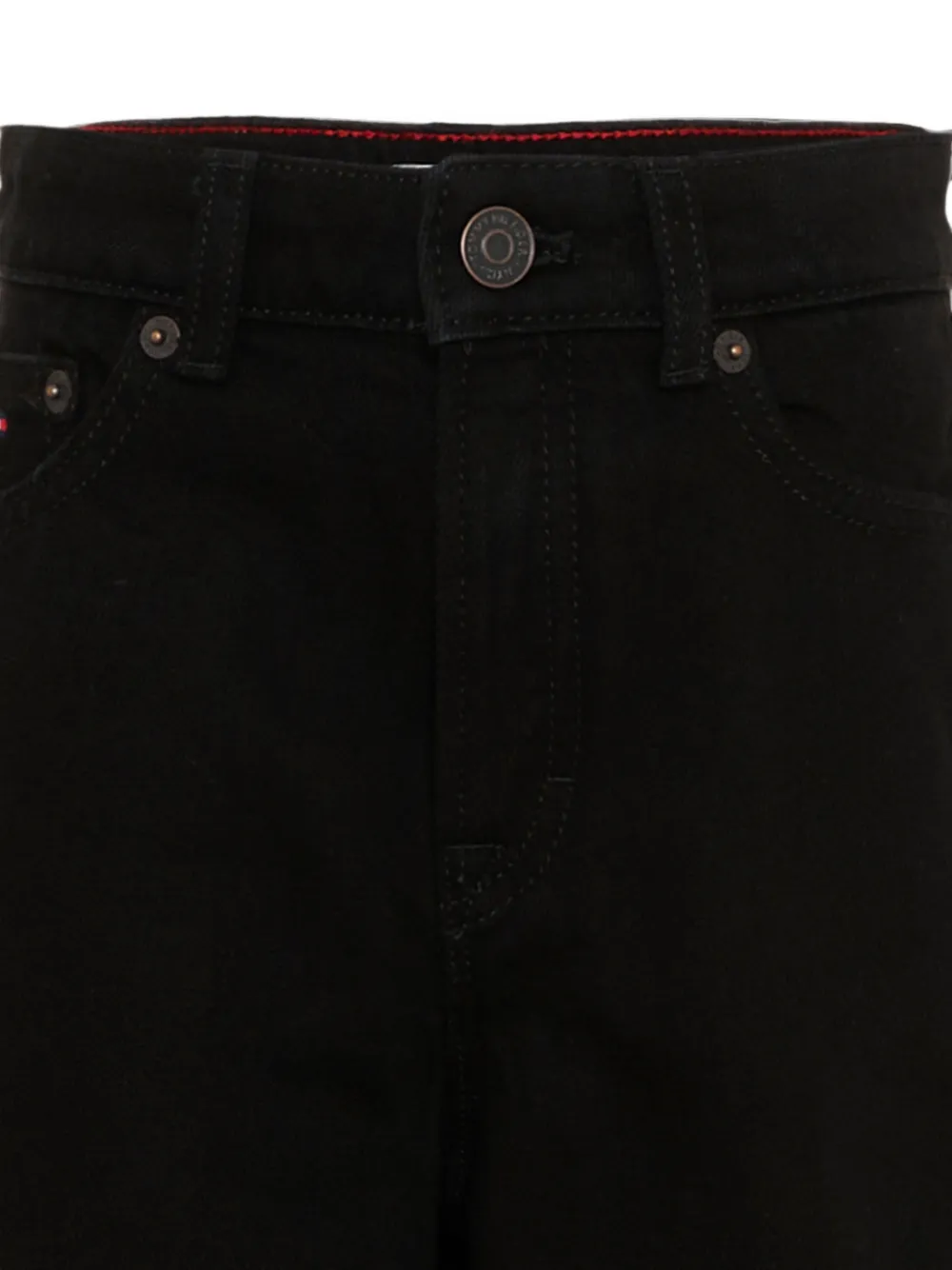 Tommy Hilfiger Junior Mabel jeans met wijde pijpen Zwart