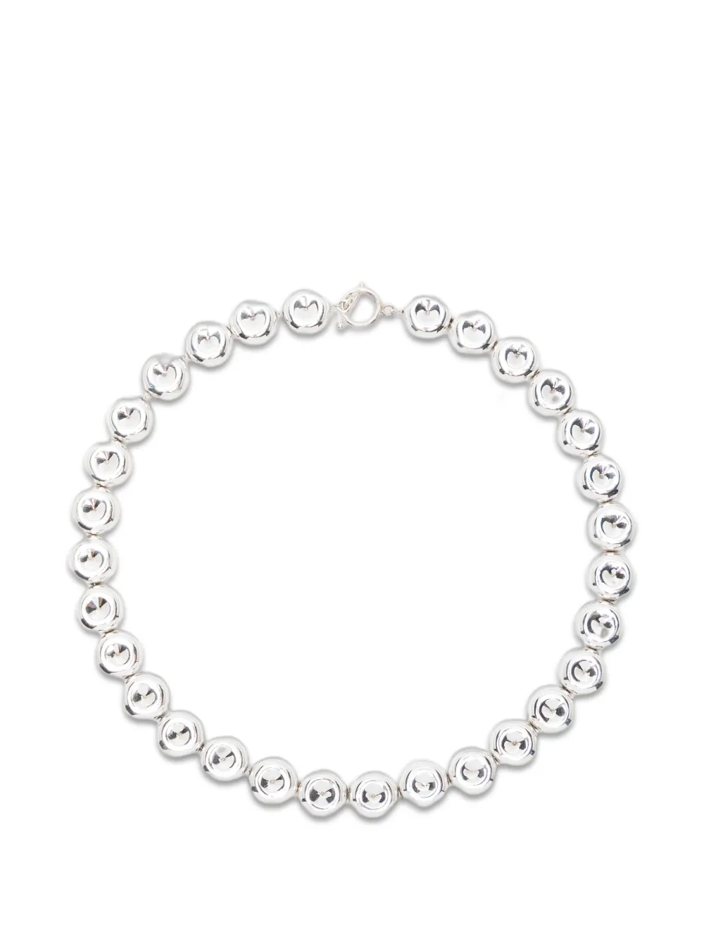Uncommon Matters Collana Torus con cinturino a T - Argento