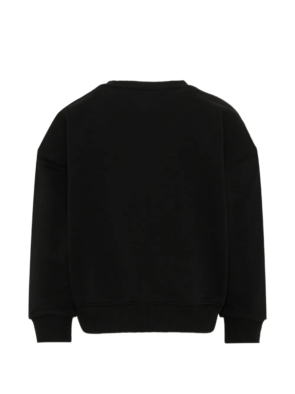 Tommy Hilfiger Junior Sweater met logopatch Zwart