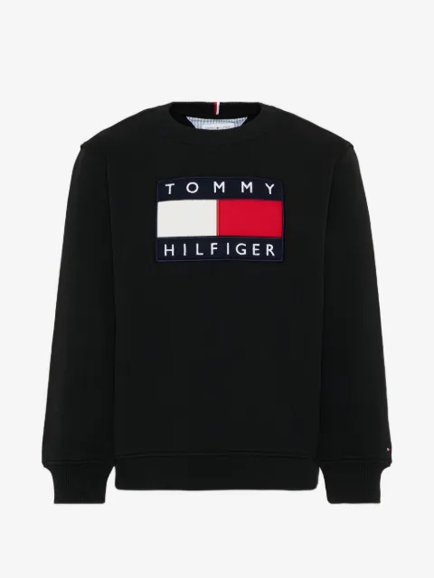 Tommy Hilfiger Junior logo-patch sweatshirt