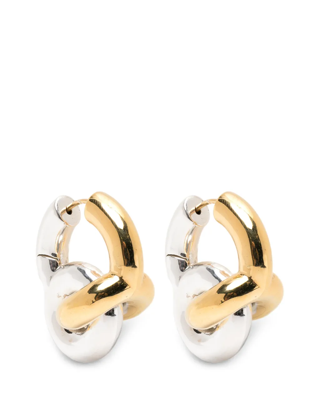 Uncommon Matters Mini Knot Creoles Ohrringe - Silber
