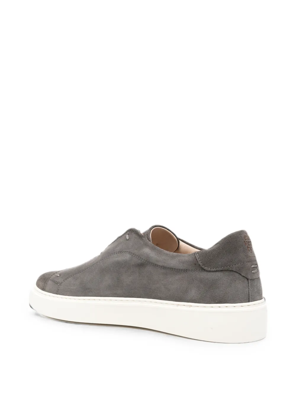 Eleventy suede slip-on sneakers Grijs