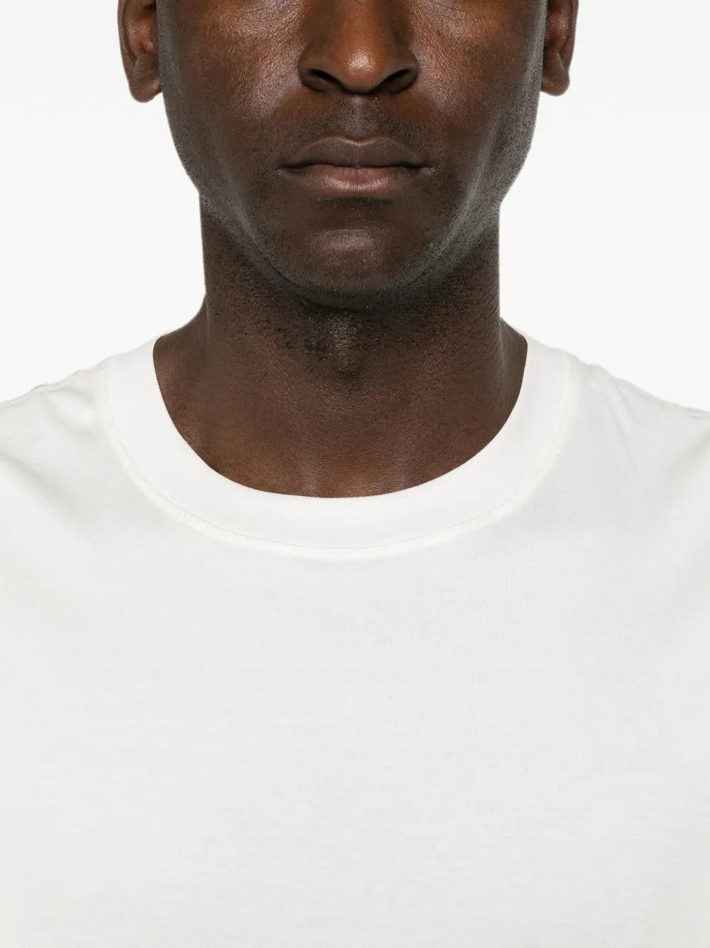 Eleventy crew-neck short-sleeve T-shirt Wit