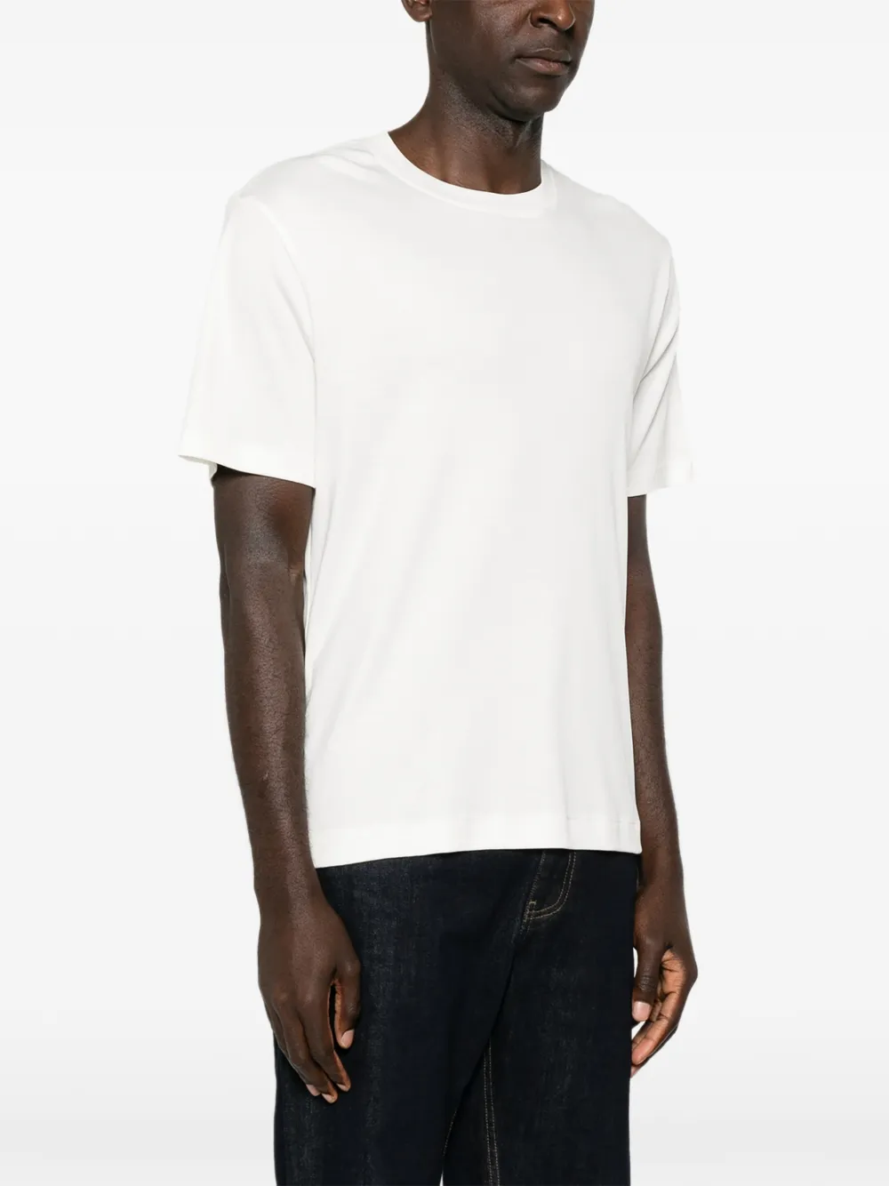 Eleventy crew-neck short-sleeve T-shirt Wit
