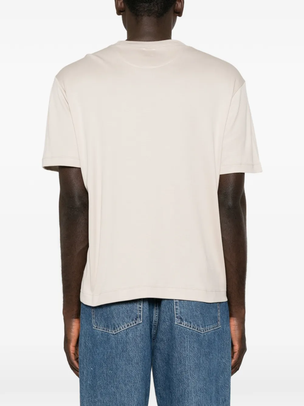 Eleventy T-shirt met ronde hals Beige