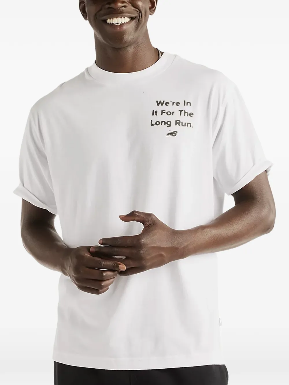 New Balance 1906 graphic-print T-shirt Wit