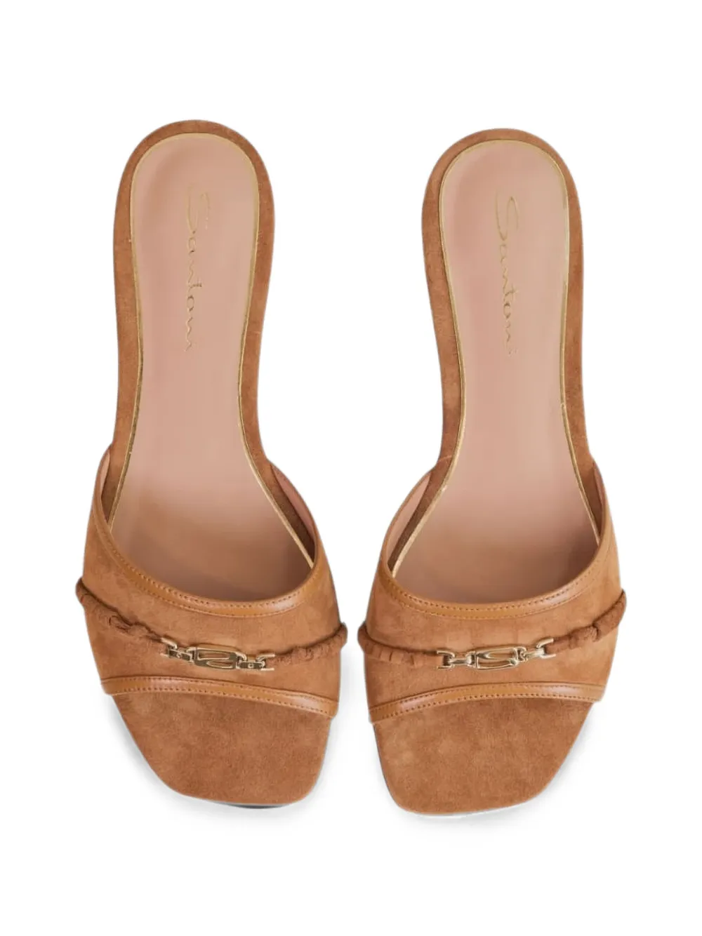 Santoni suede sandals Bruin