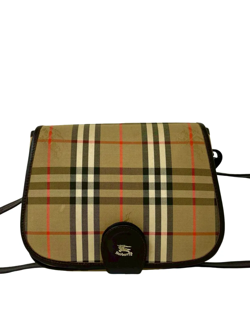 Burberry Pre-Owned 1980-1990 Nova Check crossbody bag - Toni neutri