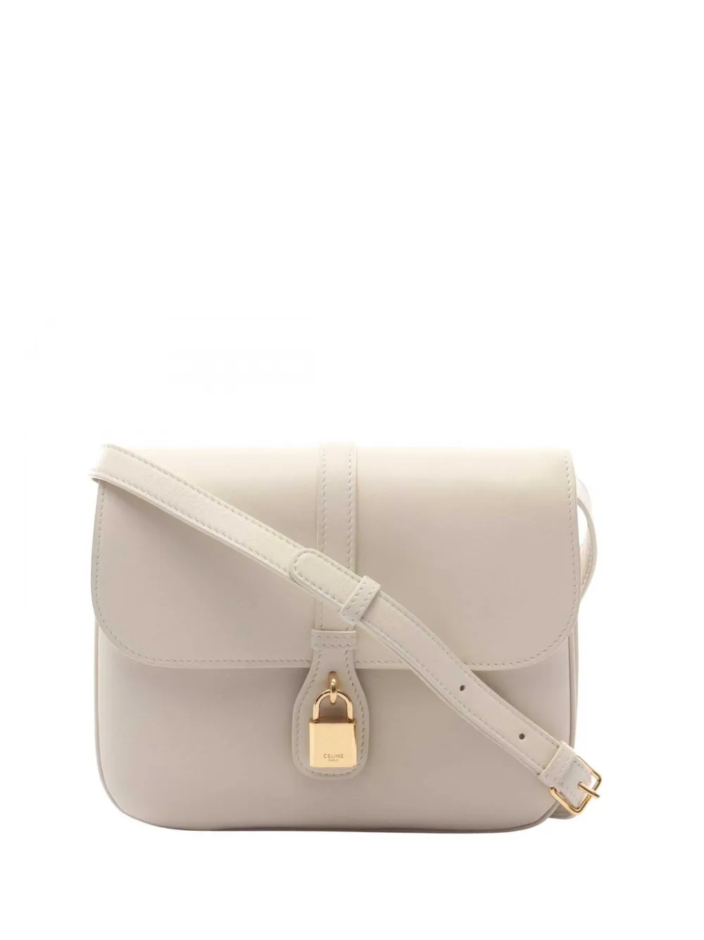 Celine Pre-Owned 2018-2021 Tabou Leather crossbody bag - White