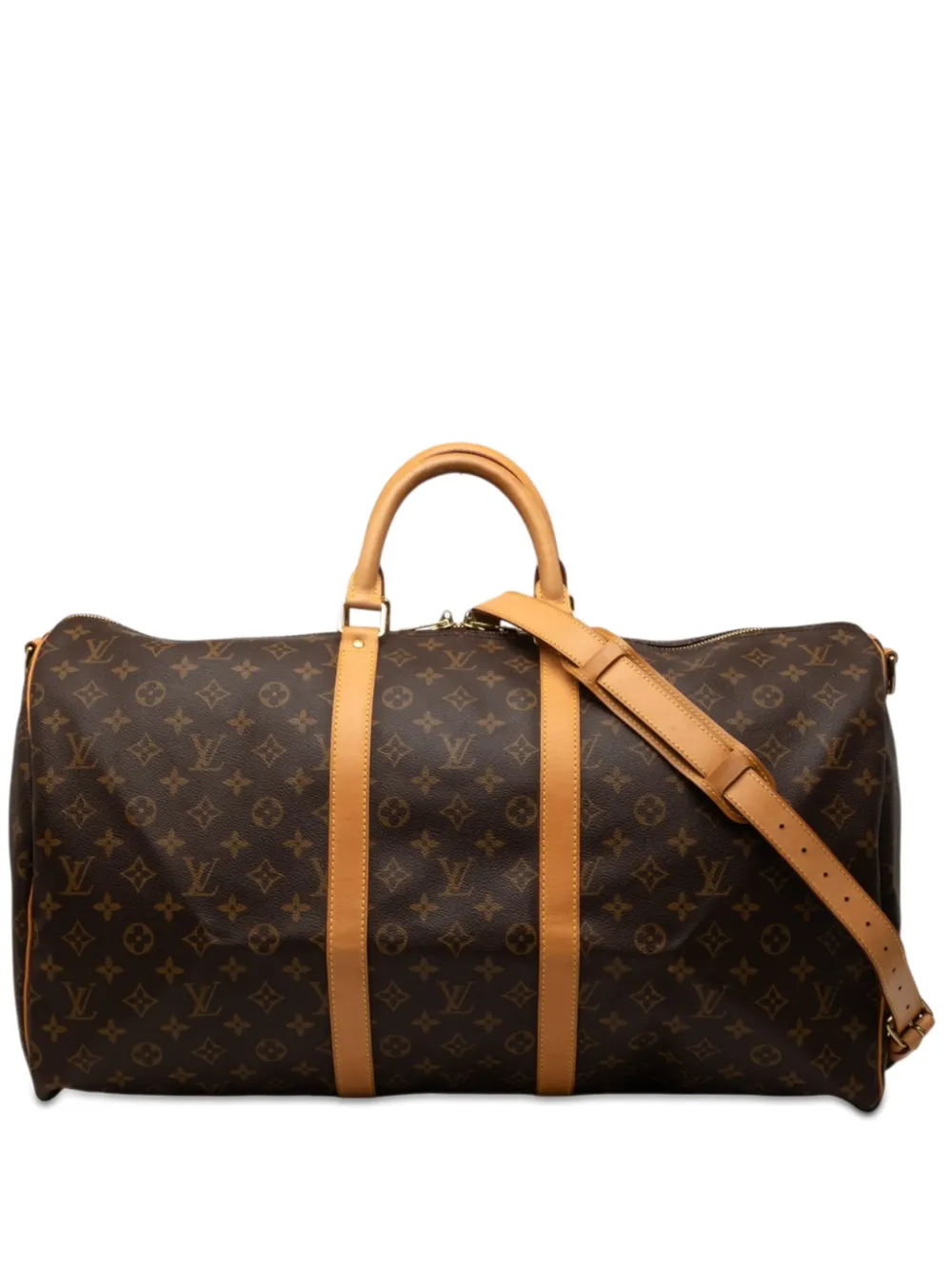 Louis Vuitton Pre-Owned 2000 Monogram Keepall Bandouliere 55 travel bag - Brown