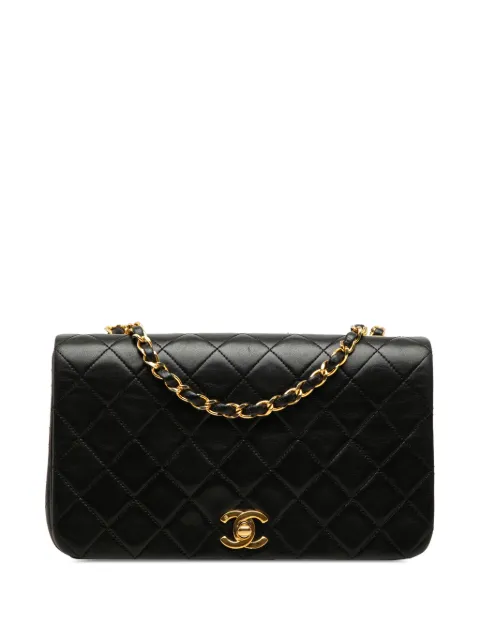 CHANEL Pre-Owned 1989-1991 Medium Quilted Lambskin Full Flap crossbody bag