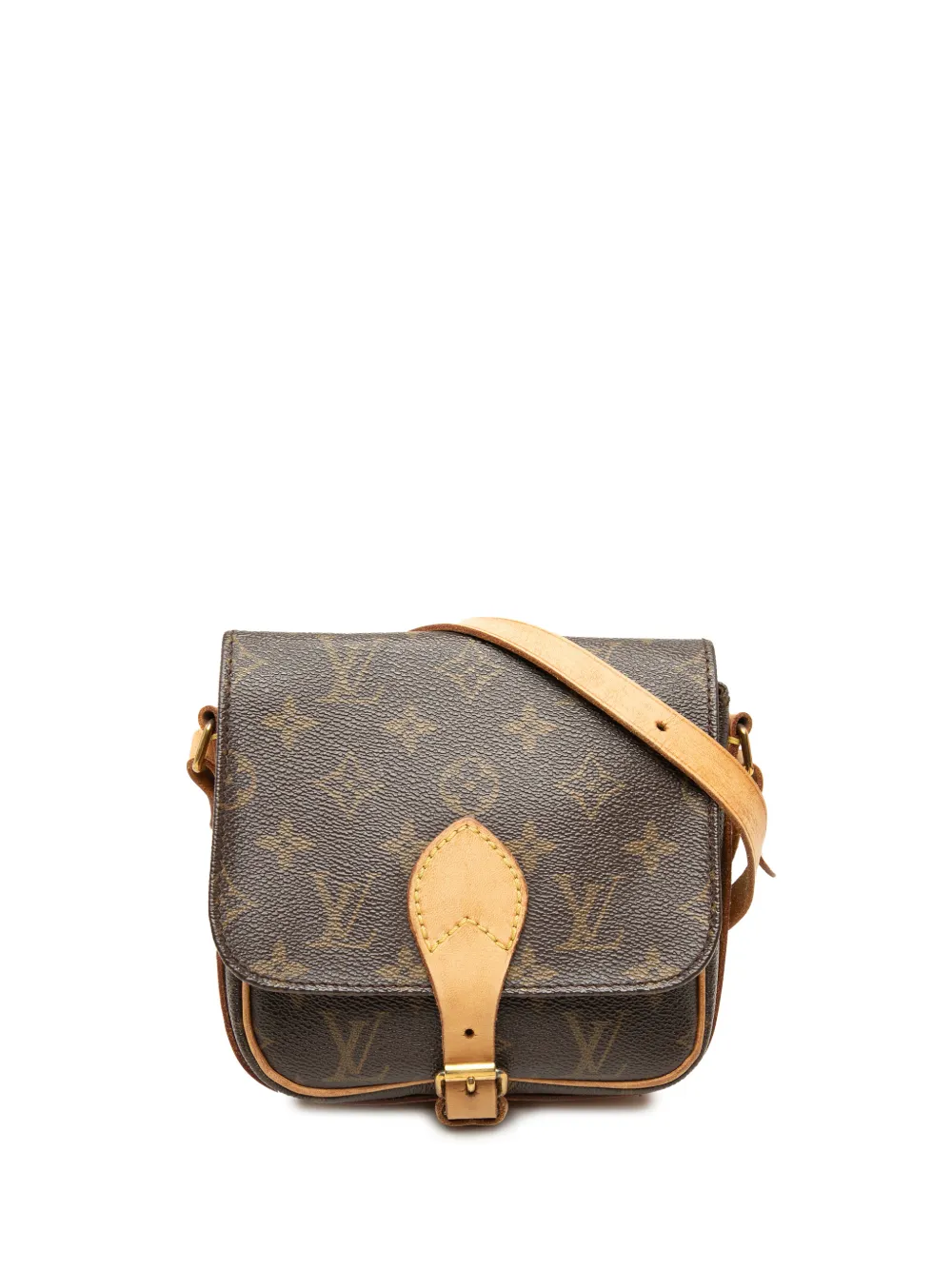 Louis Vuitton Pre-Owned 1996 Monogram Cartouchiere PM crossbody bag - Brown