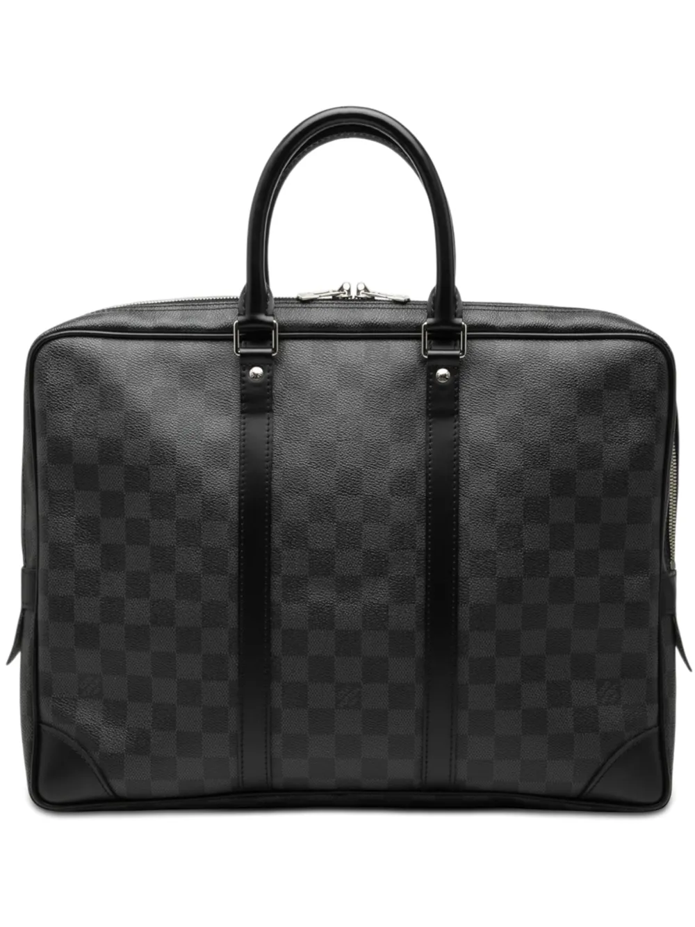 Louis Vuitton Pre-Owned 2011 Damier Graphite Porte Documents Voyage PM business bag - Black