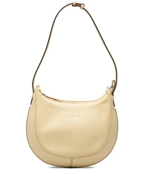 Loewe Pre-Owned bolsa hobo de piel en relieve con logo 2010-2026