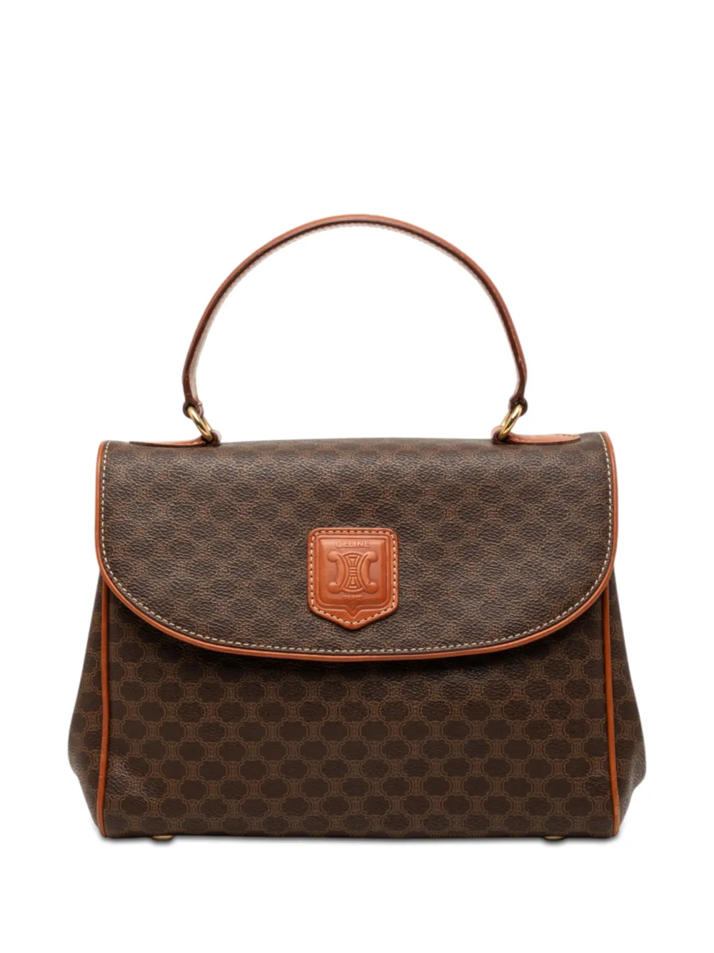 Celine Pre-Owned 1998 Macadam Coated Canvas handbag - Brown