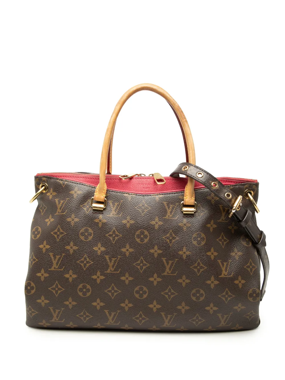 Louis Vuitton Pre-Owned 2015 Monogram Pallas MM satchel - Marrone
