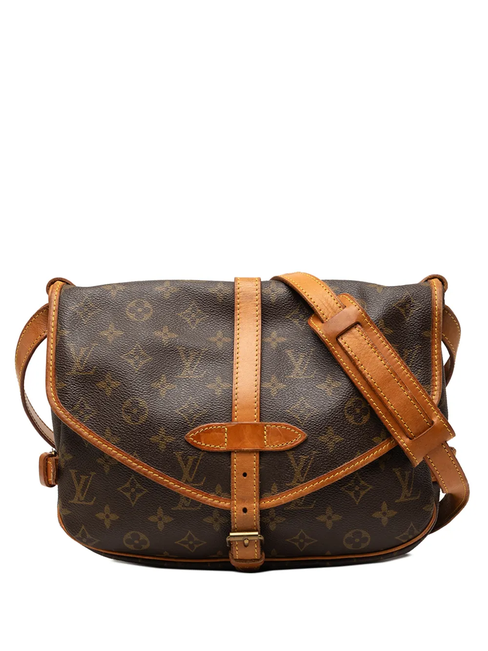 Louis Vuitton Pre-Owned 1993 Monogram Saumur 25 crossbody bag - Brown