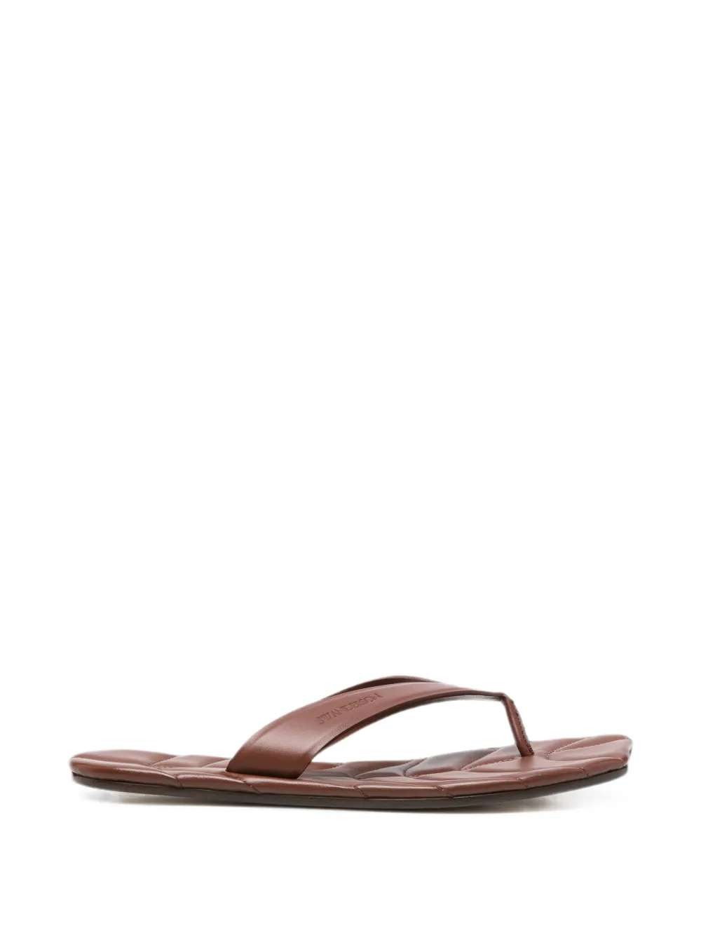 JW Anderson quilted leather slides Bruin
