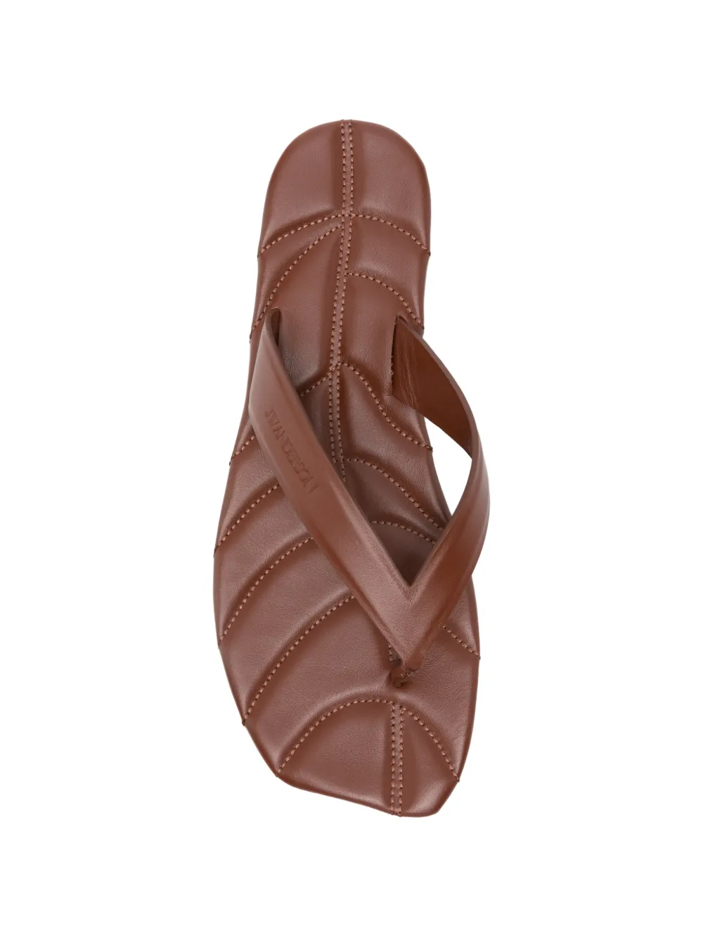 JW Anderson quilted leather slides Bruin