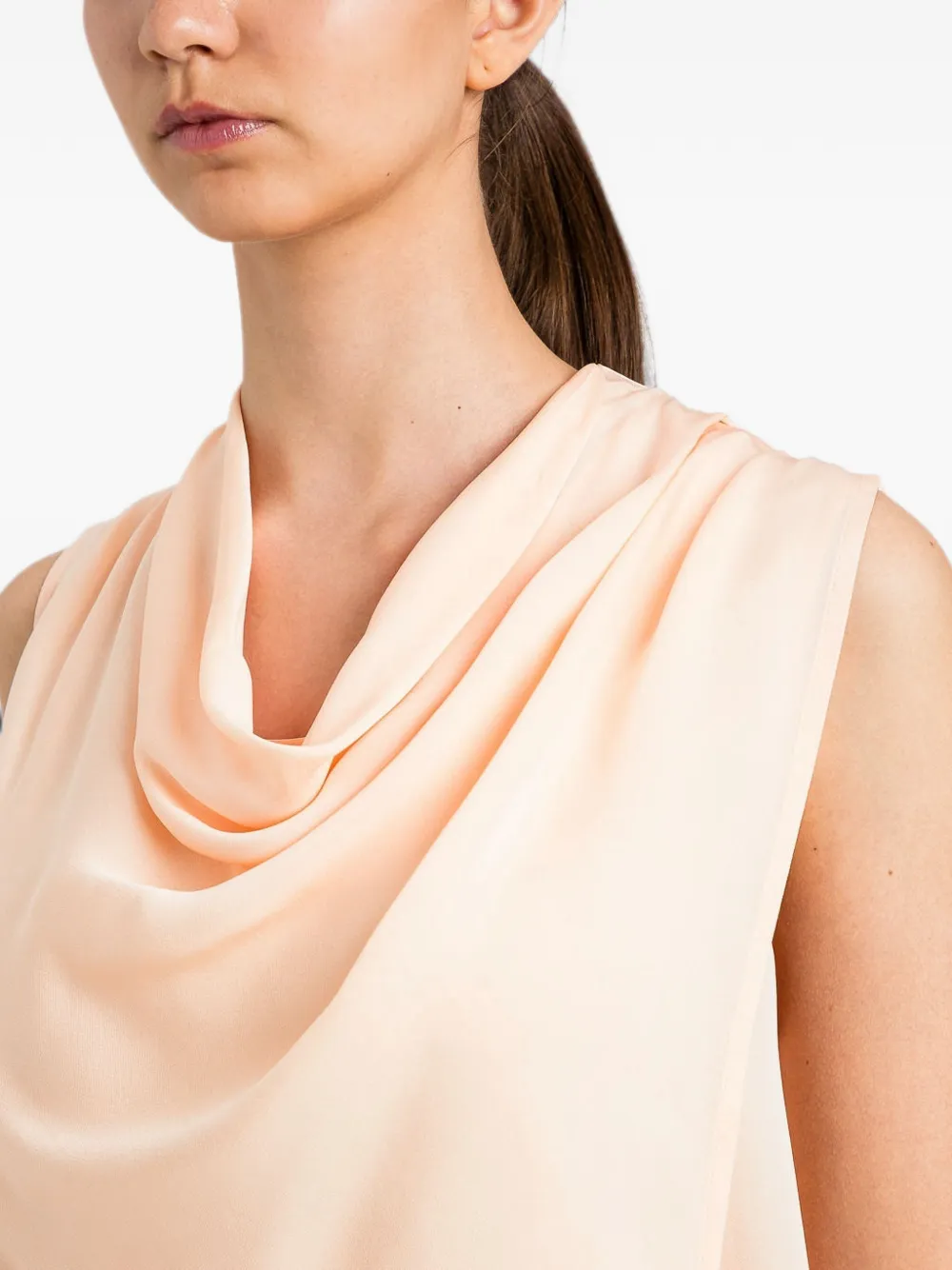 TWINSET Gedrapeerde blouse Beige