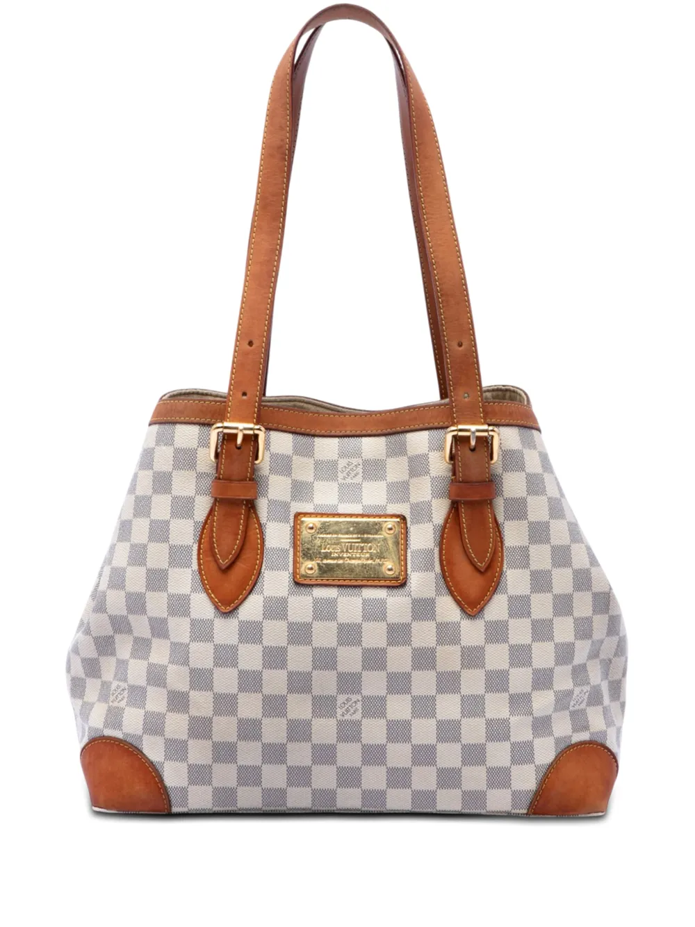 Louis Vuitton Pre-Owned 2008 Damier Azur Hampstead MM tote bag - Bianco