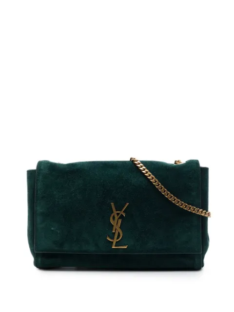 Saint Laurent Pre-Owned شنطة كروس 'كيت' شمواه وجلد ناعم متوسطة بوجهين 2020