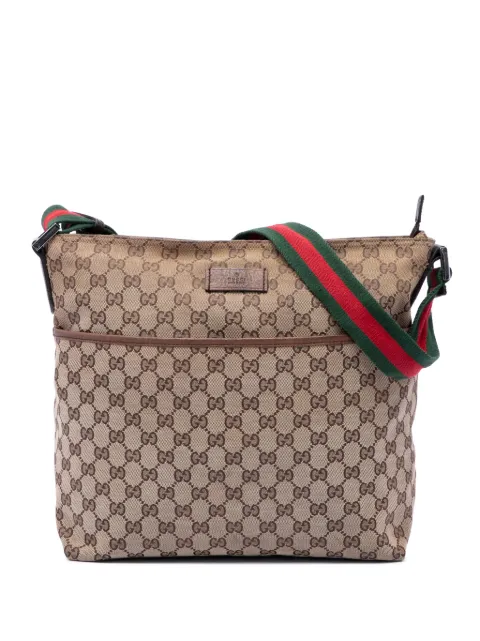 Gucci Pre-Owned 2016-2026 GG Canvas Web crossbody bag