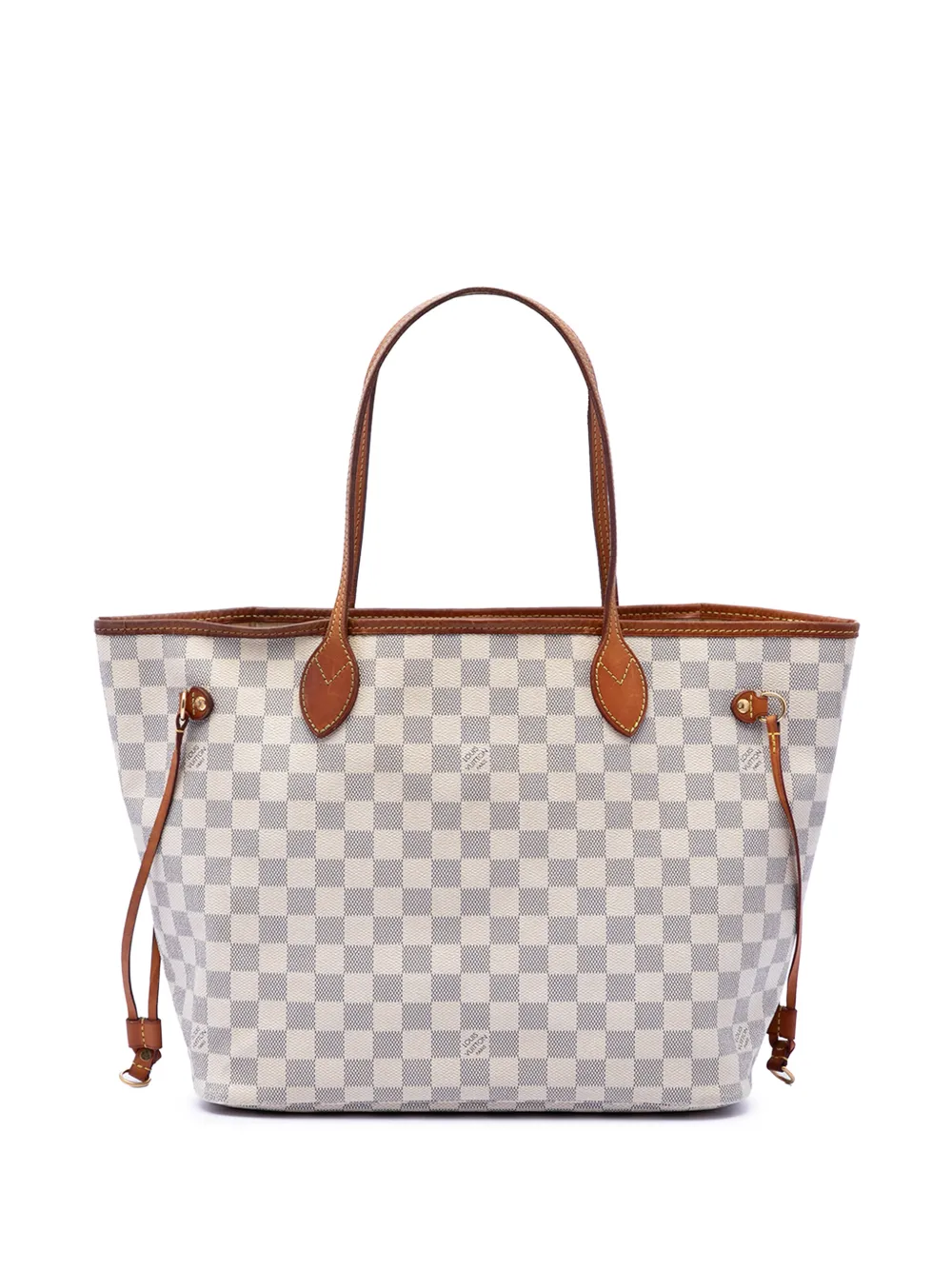 Louis Vuitton Pre-Owned 2011 Damier Azur Neverfull MM tote bag - White