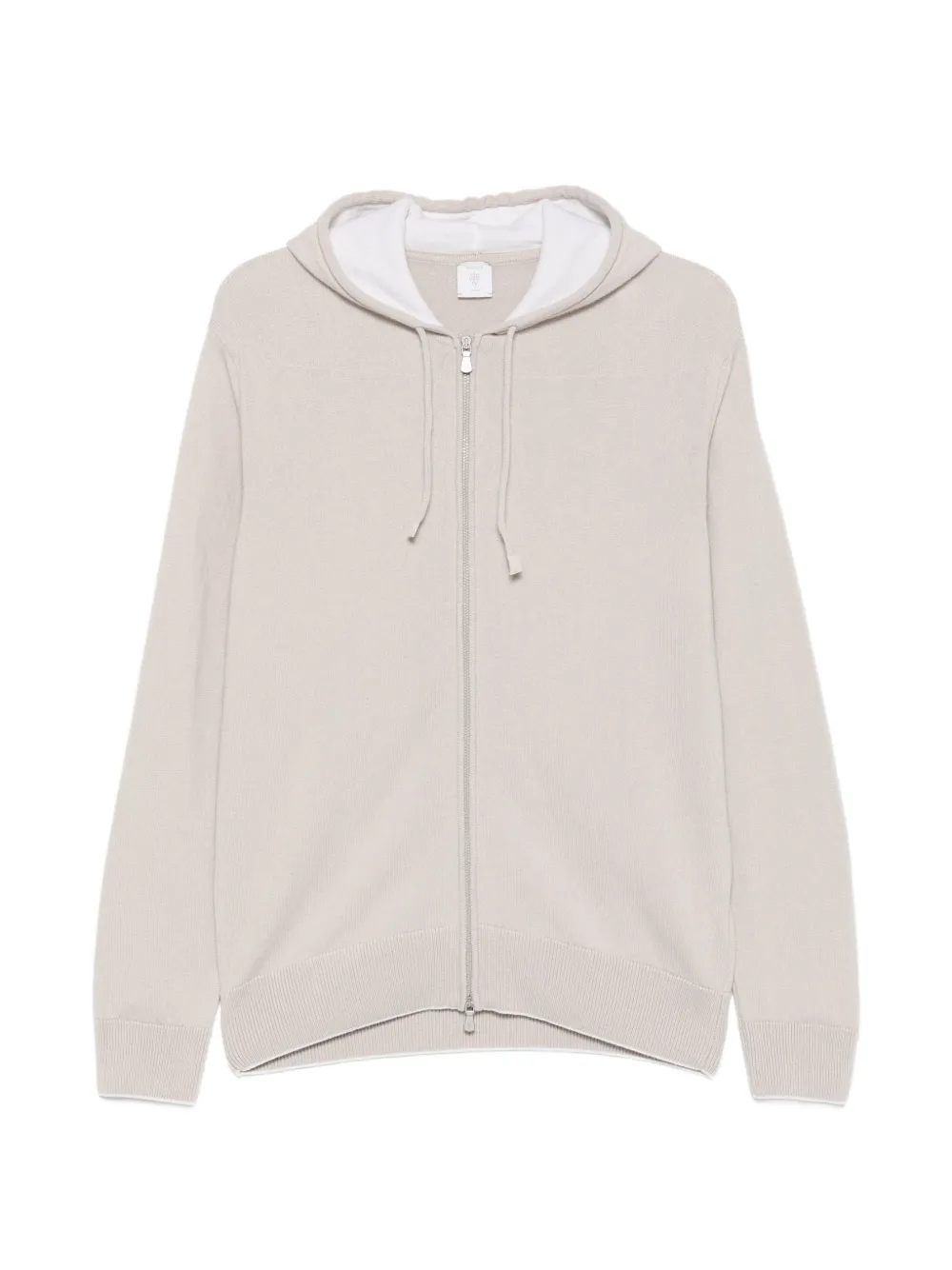 Eleventy zip-up hoodie - Neutrals