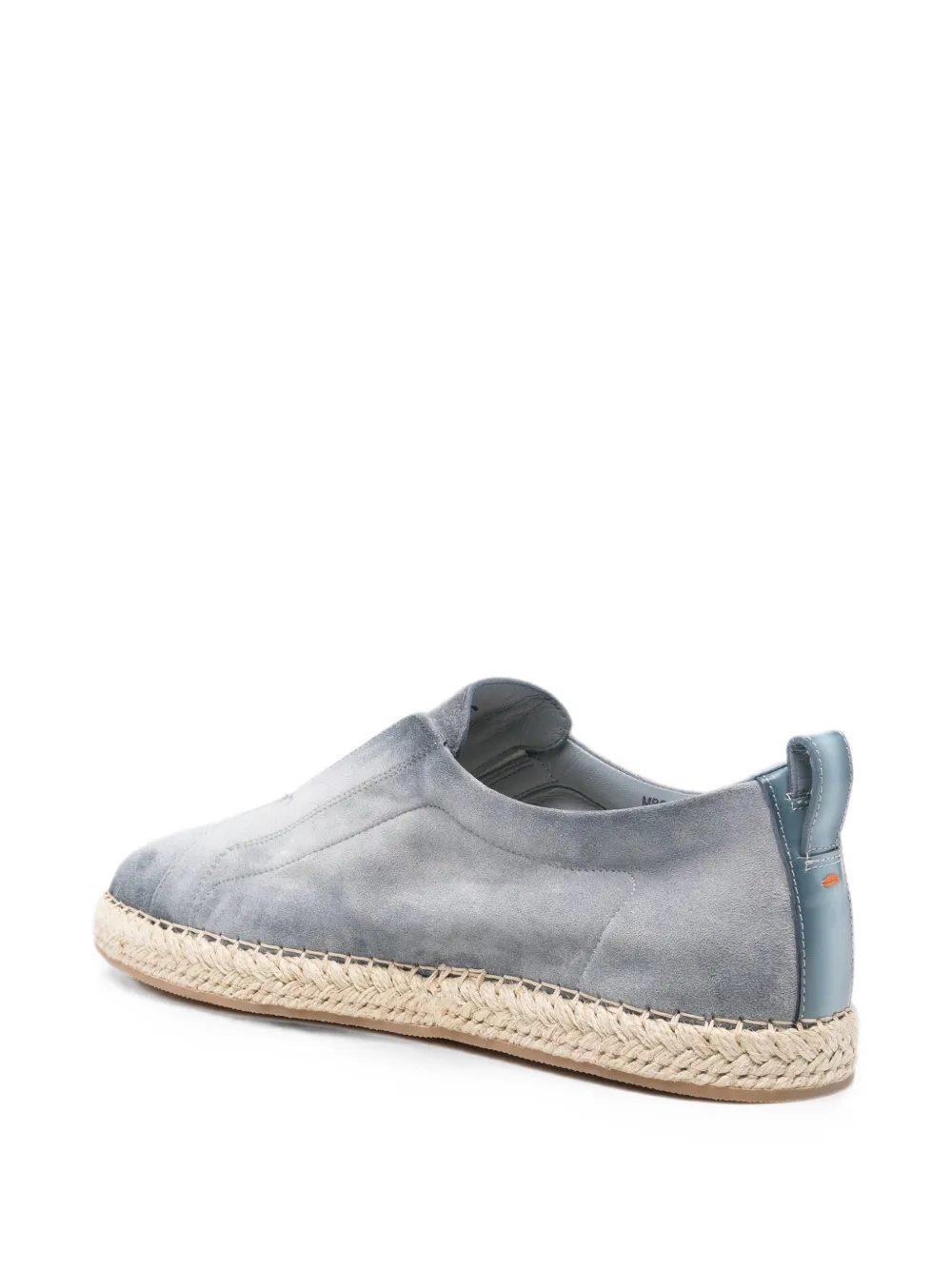 Santoni suede espadrilles Blauw