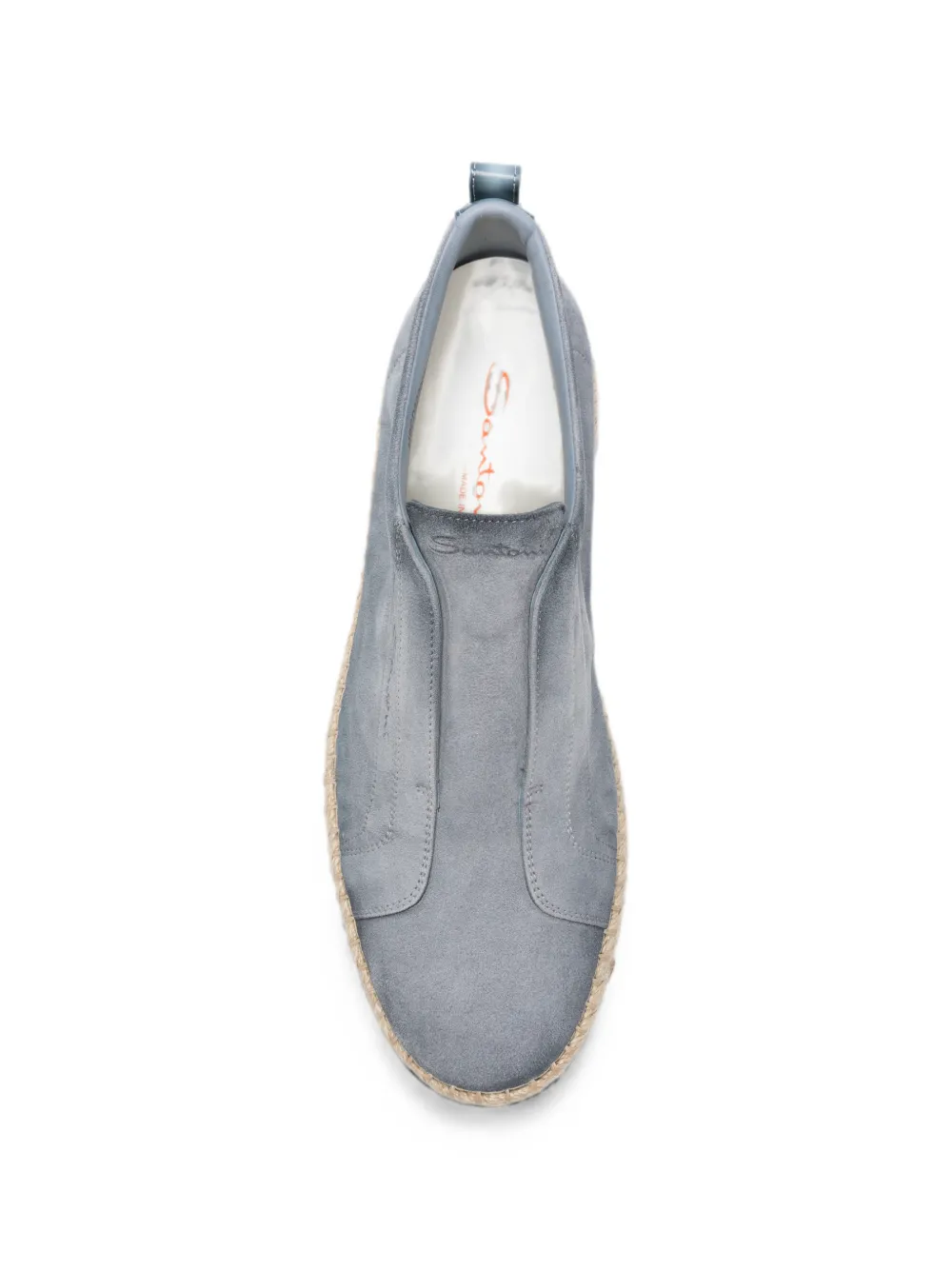 Santoni suede espadrilles Blauw