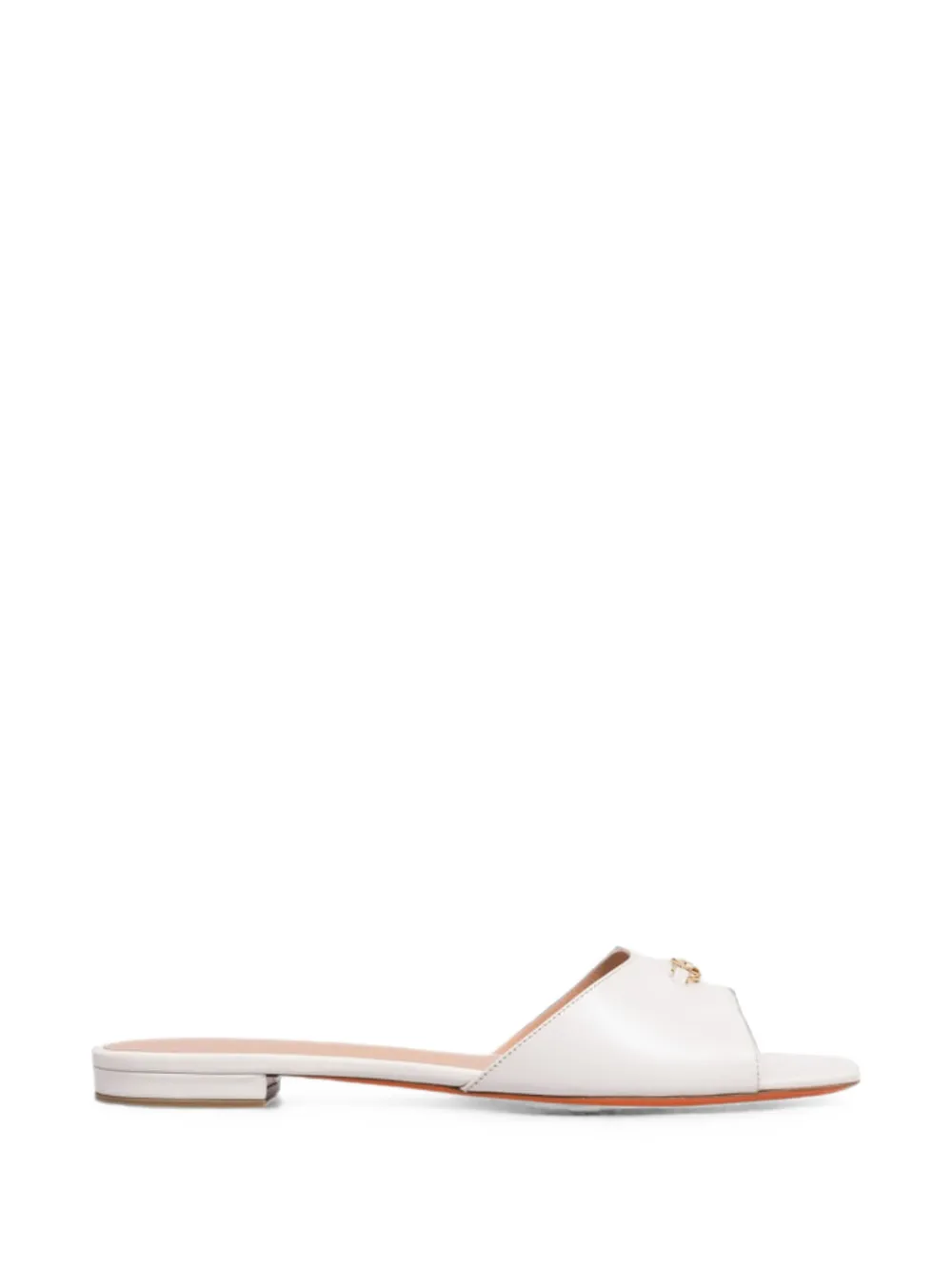 Santoni leather sandals Wit