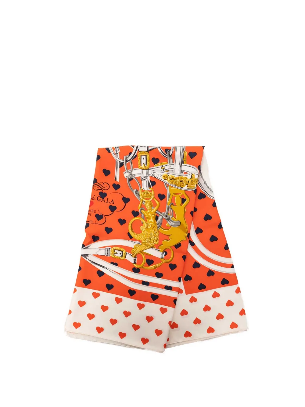 Hermès Pre-Owned 2000-2026 Brides de Gala Seidenschal 90cm - Orange